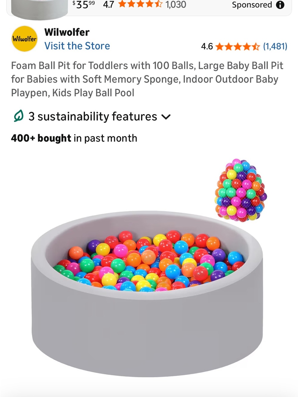 Ball pit - Picture 1 of 3